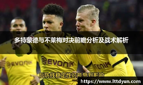 多特蒙德与不莱梅对决前瞻分析及战术解析